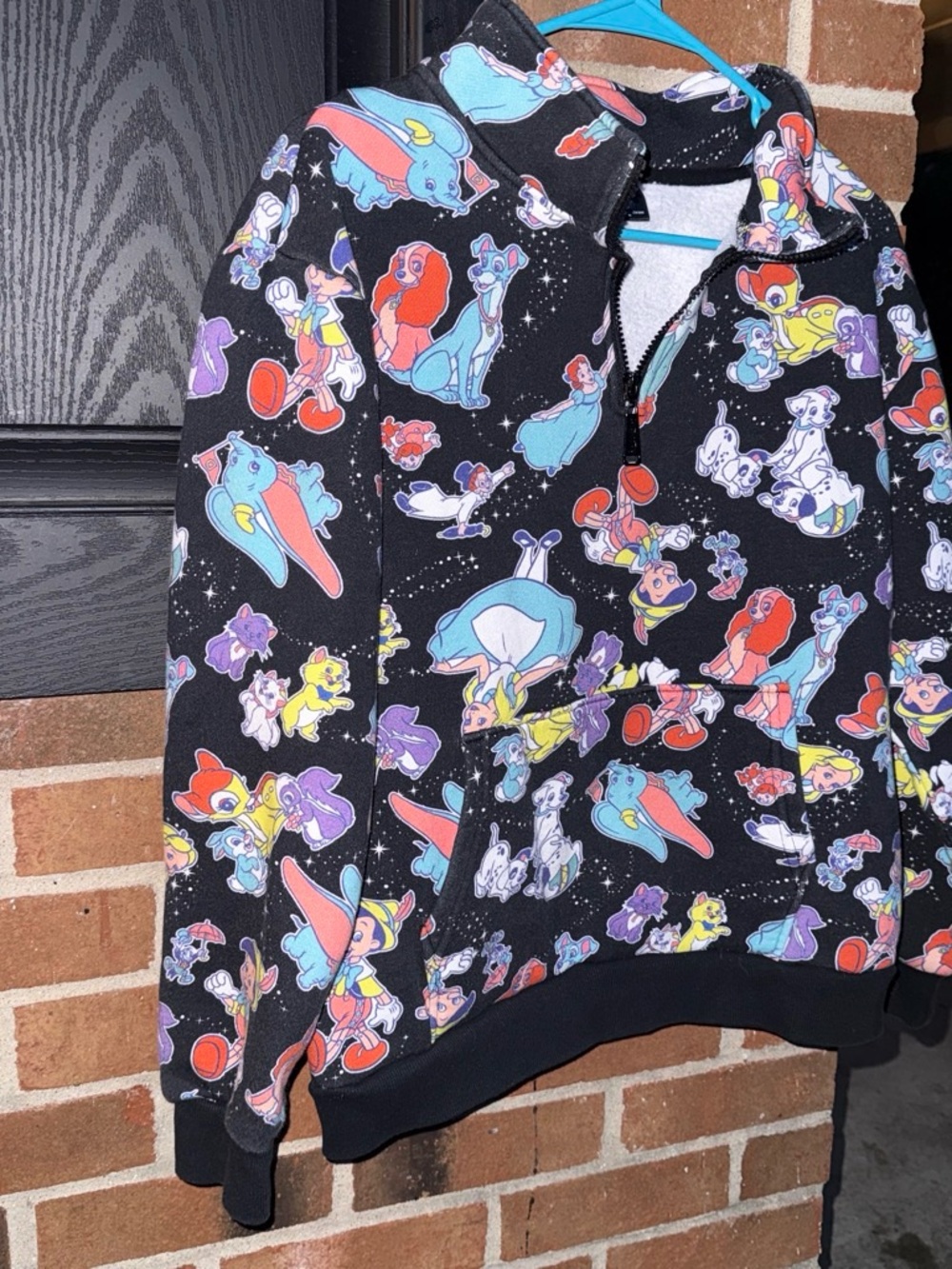 Disney 100th anniversary zip up hoodie with cartoon characters - Picture 3 of 6